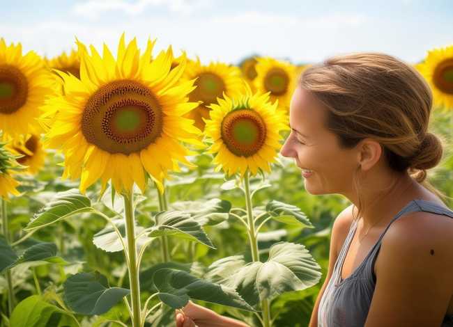妈妈的向日葵儿童故事；向日葵和妈妈的故事