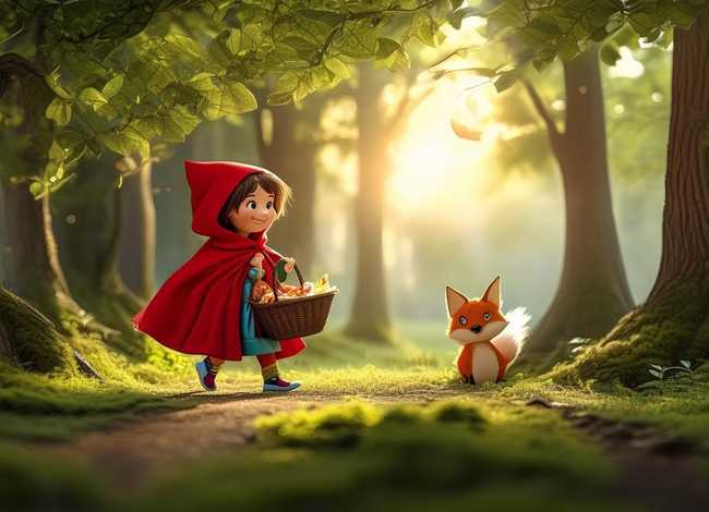 儿童故事小红帽视频 - 幼儿故事小红帽的故事视频