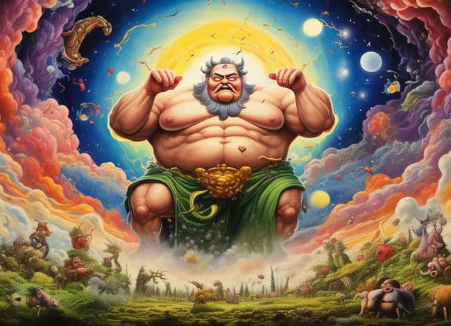 盘古开天地神话故事儿童绘本、盘古开天地的神话故事绘本