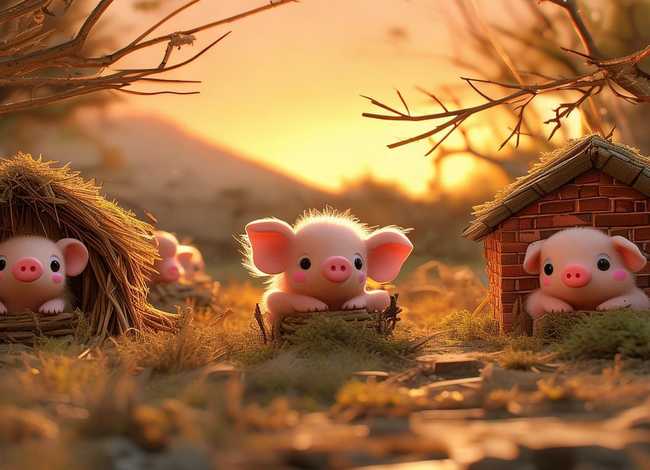 睡前故事儿童三只小猪的故事（少儿睡前故事三只小猪）