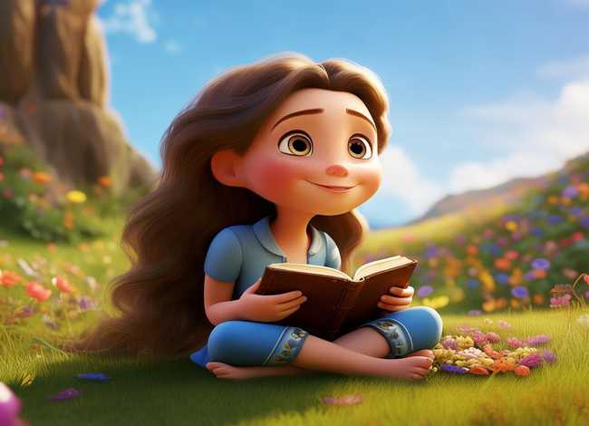 女孩故事动画片 有个动画片里面有个女孩子讲故事