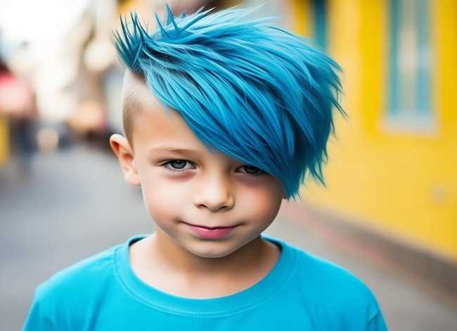 男孩发型描述，男孩发型描述文案