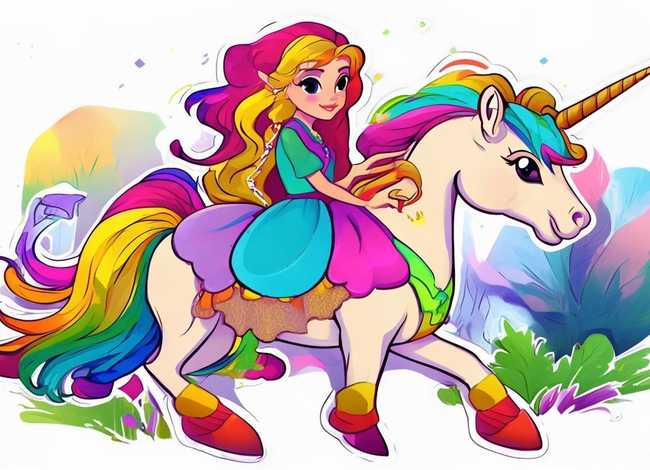 儿童公主小马宝莉简笔画；儿童公主小马宝莉简笔画图片大全