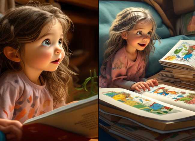 儿童听故事书和看故事书的区别 - 孩子读故事书和听故事的区别