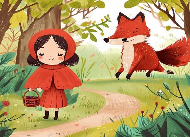 小红帽的故事幼儿版 小红帽的故事幼儿版图片