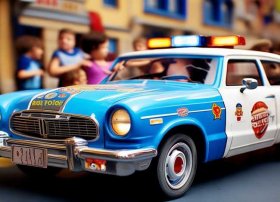 了不起的警车儿童故事 了不起的车绘本故事解读