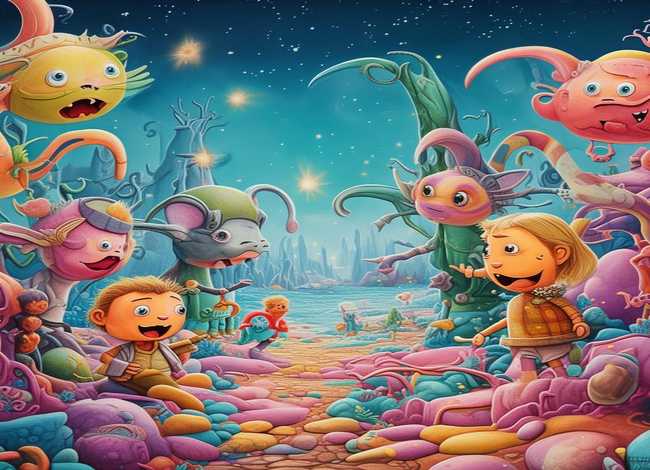 儿童版神话故事绘画、神话故事幼儿版