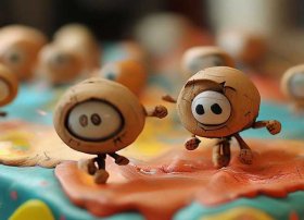 儿童动画故事火柴人 - 儿童爆笑火柴人动画-小宝宝真调皮,要出生前拼命反抗