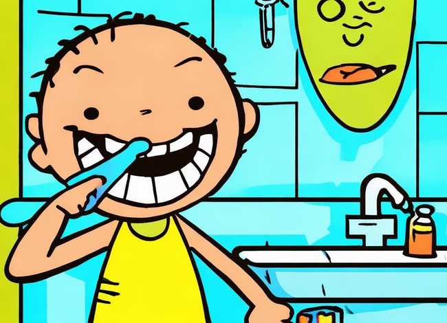 儿童刷牙方法图片；儿童刷牙方法图片简笔画