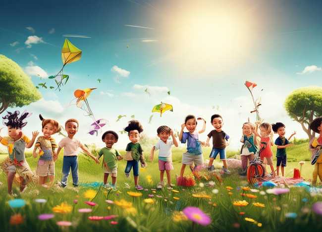 阳光下的成长儿童画（阳光下的成长儿童画怎么画）
