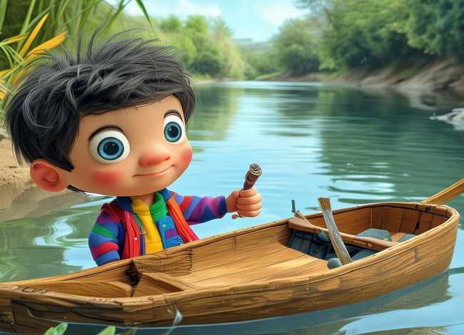 小学生寓言故事刻舟求剑 小学生寓言故事刻舟求剑阅读小报模板