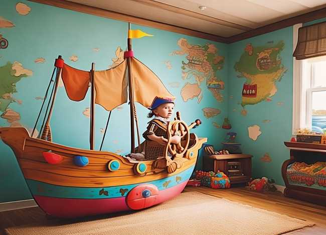 儿童海盗房间（儿童海盗房间设计）