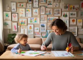 亲子画手绘故事（亲子画手绘故事大全）