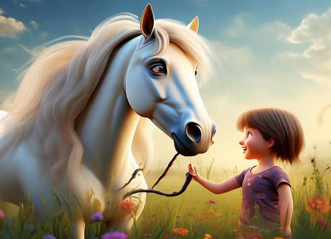 马的儿童故事100字 关于马的故事100字