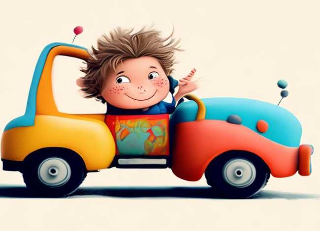 卡车儿童简单画图片；卡车儿童简单画图片可爱