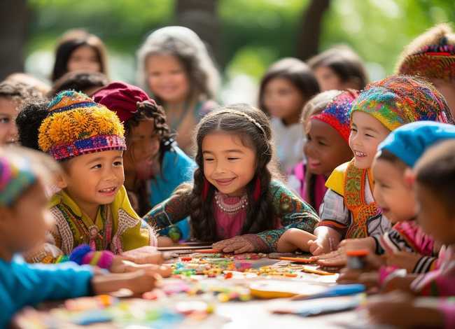 民族团结故事儿童连环画；民族团结小故事简笔画