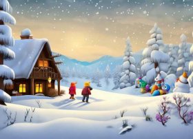 下雪天故事，下雪天故事绘本语言教案