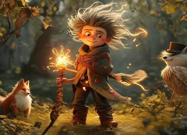 魔法师克鲁鲁儿童故事，魔法师克鲁鲁的故事