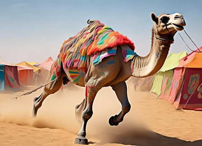 儿童故事精选骆驼抢帐篷，骆驼抢帐篷的故事