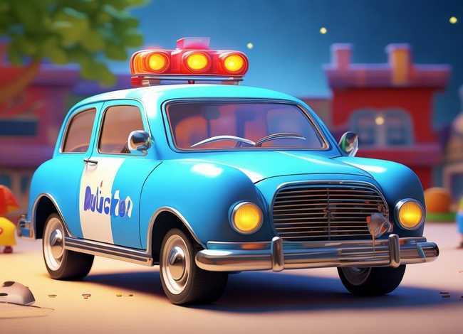 小警车儿童故事绘本，绘本警车的故事