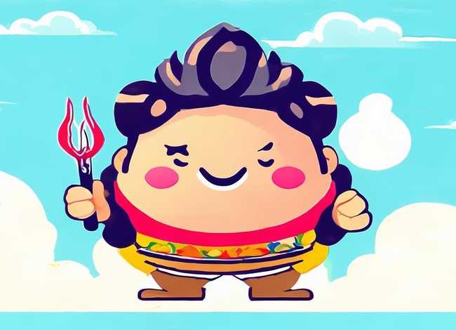 4 6岁儿童简笔画涂色哪吒 - 儿童画哪吒简笔画可爱简单