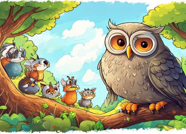 儿童寓言故事卡通画 - 寓言故事幼儿画