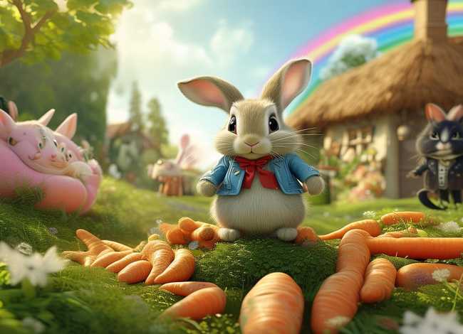 彼得兔的故事儿童绘本，彼得兔的故事绘本故事