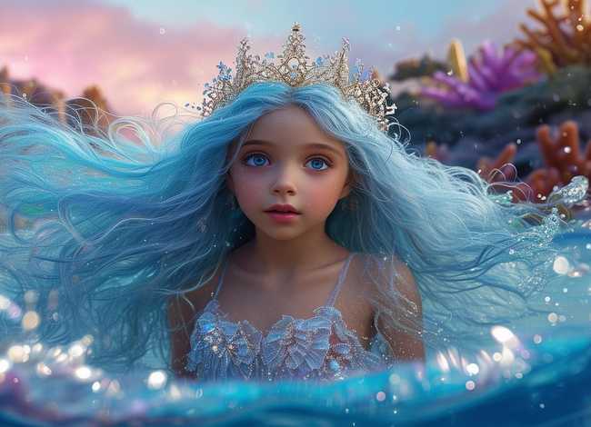 儿童版海的女儿童话故事完整版（少儿故事海的女儿）