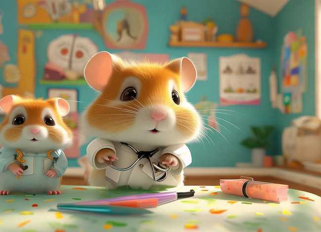 仓鼠医生儿童故事、仓鼠的儿科医生