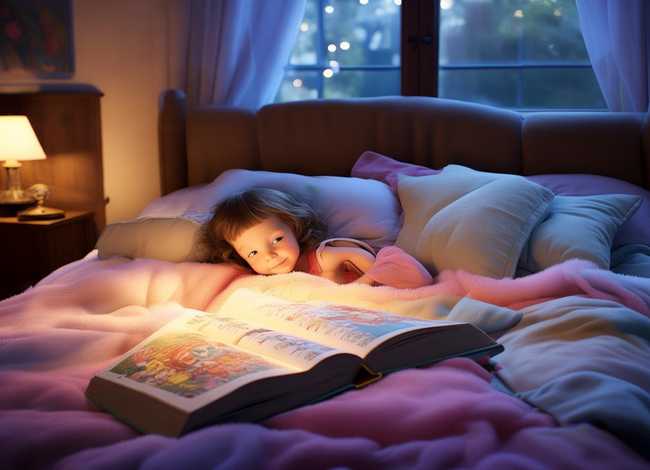 儿童听故事入睡、幼儿听故事睡觉