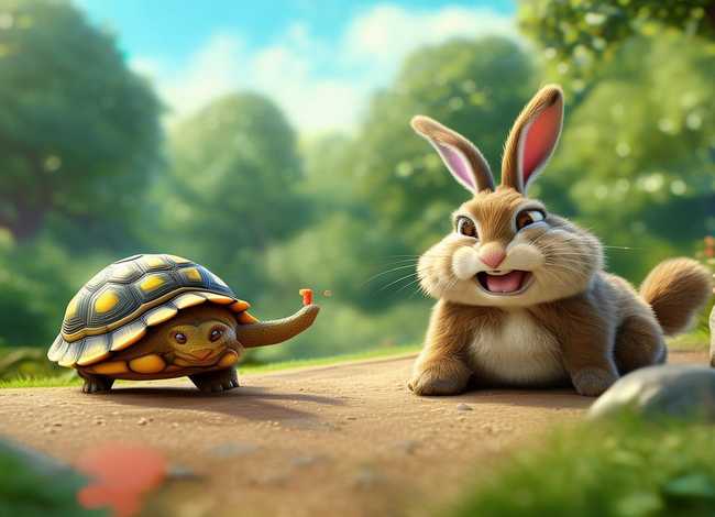 儿童龟兔赛跑故事有感 - 龟兔赛跑的故事告诉我们什么道理幼儿园