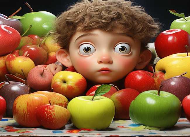苹果的绘本 - 苹果的绘本怎么画