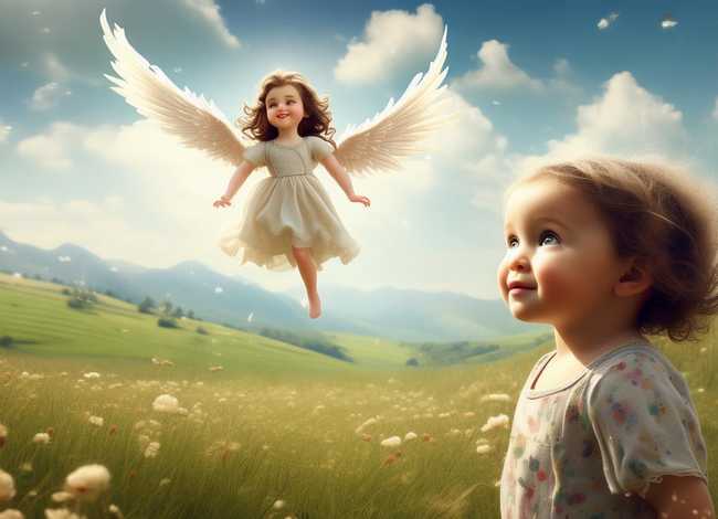 天使的故事儿童；天使故事的图片