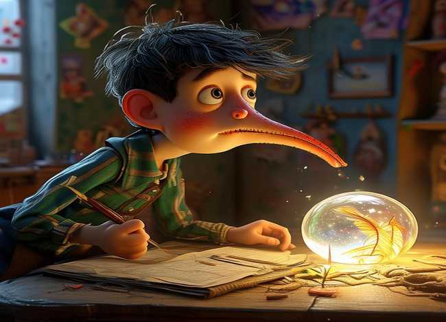 说谎的匹诺曹儿童故事、会说谎的匹诺曹故事