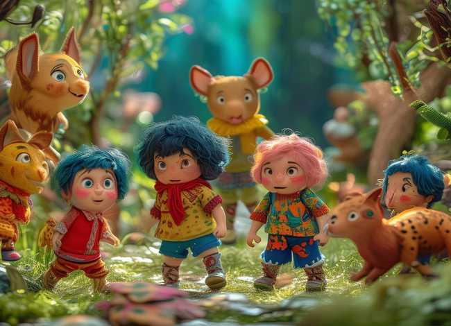 寓言故事儿童画4k、寓言故事幼儿画 寓言故事儿童画4k、寓言故事幼儿画