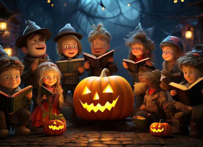 万圣节儿童故事绘本（万圣节的绘本故事）