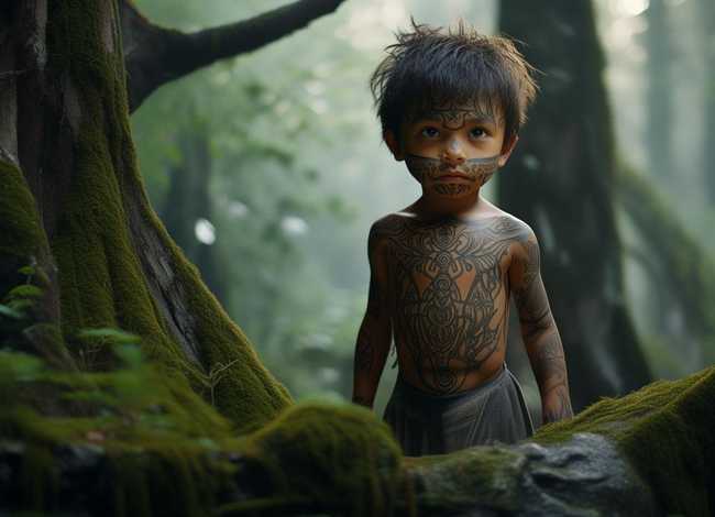 纹面男孩故事背景 纹面男孩故事背景图