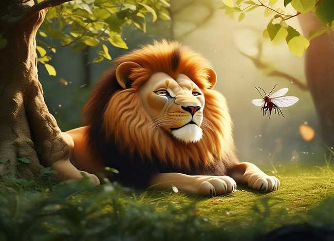儿童故事蚊子和狮子的背景音乐，狮子和蚊子童话故事背景音乐