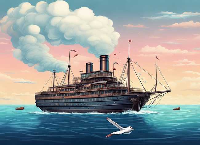 关于轮船的故事绘本（关于轮船的故事绘本图片）