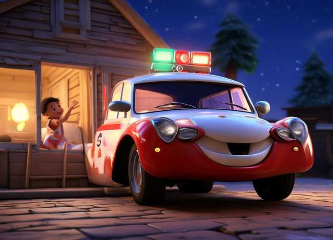 儿童有声故事警车的故事；警车的故事 幼儿睡前