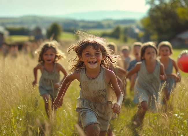 乡村孩子童年故事、乡村孩子的故事