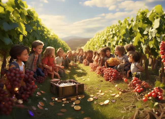 儿童故事葡萄园的宝藏，葡萄园里的宝藏故事