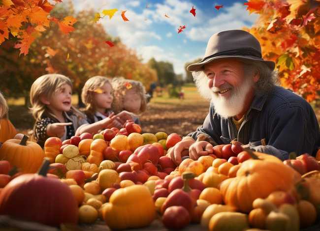 秋天农民伯伯果实丰收儿童故事、关于秋天果实丰收的幼儿故事