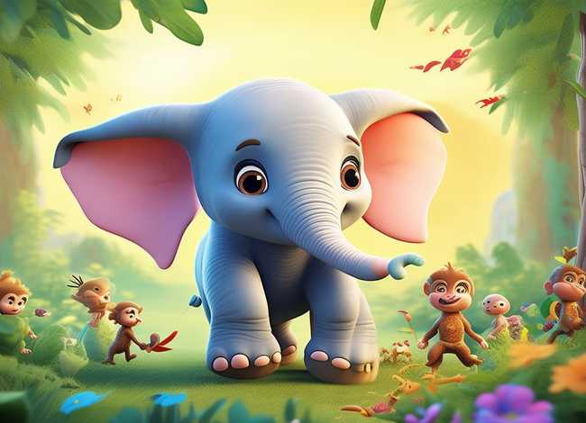 儿童故事书3-6岁小象的故事、关于小象的幼儿故事