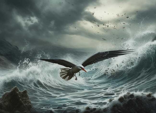 神话传说故事精卫填海简笔画、神话传说故事精卫填海简笔画怎么画