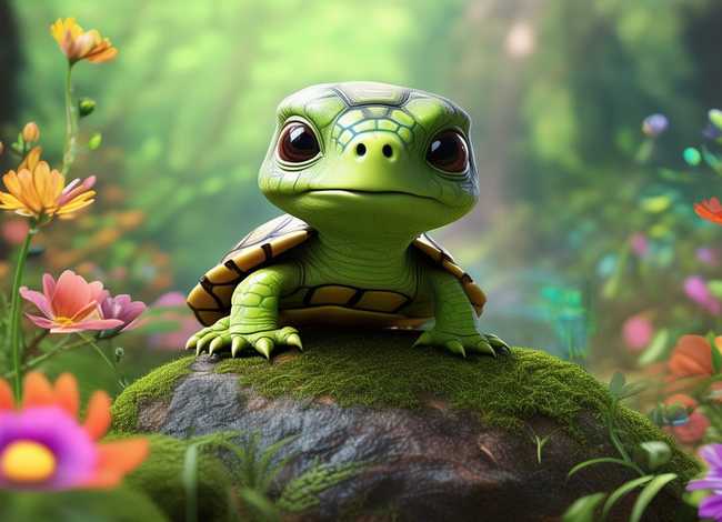 聪明的小乌龟儿童故事；幼儿故事聪明的小乌龟视频