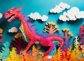 6-12岁儿童剪纸故事；幼儿剪纸故事