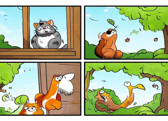 四格绘画 故事（四格绘画 故事图片）
