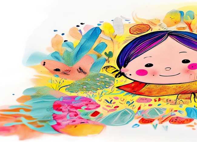 童话儿童画简单又漂亮，童话画画简单又漂亮