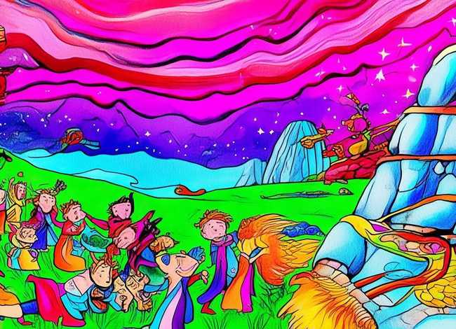 神话传说主题的儿童画 神话传说主题的儿童画怎么画